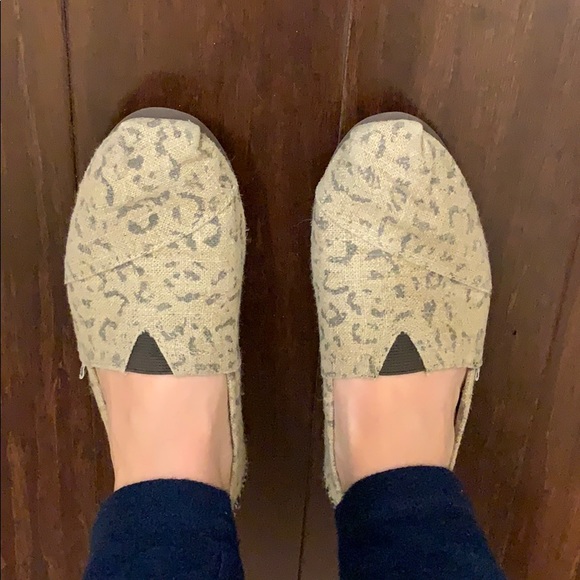 Leopard print TOMS - Size 6W - Picture 1 of 4